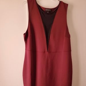 Plus Size Forever 21 Mesh Neckline Dress